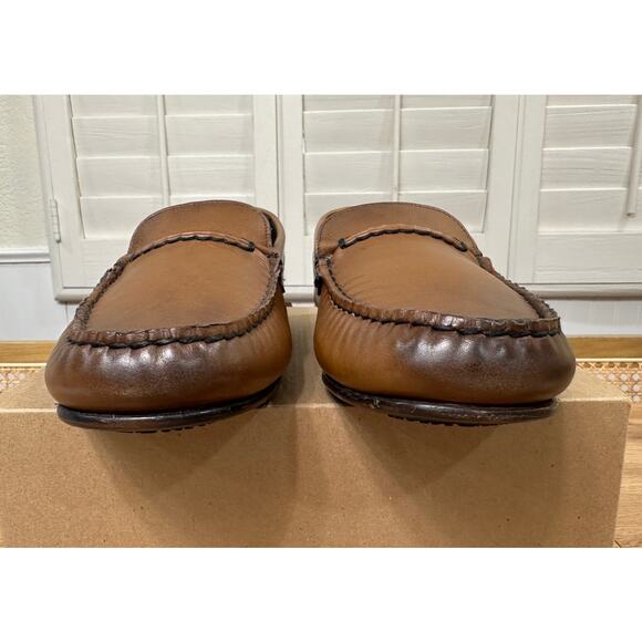 Allen Edmonds Super Sport Driver Loafers Mocha Brown Leather Size 8 Dressy Comfy main image 14